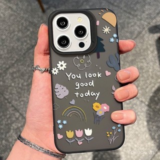 Ốp lưng bảo vệ chống sốc bán trong suốt phong cách thời trang cá tính Xiaohua cho iPhone 14 13 Pro XS Max 16 15 Pro 12 Pro Max 11 Pro 7 Plus 16 Pro 15 14 Pro 13 Pro Max X 8 Plus, chống bụi, chống nước, chống sốc