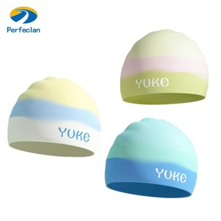 Mũ bơi trẻ em Perfeclan Chống thấm nước cho tóc dài và ngắn chuyên nghiệp cho bé trai và bé gái Mũ bơi cho thiết bị lặn Ống thở