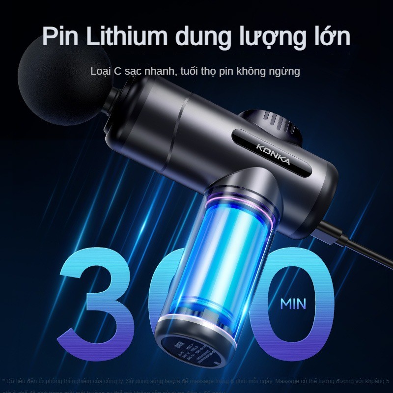 Súng Massage Nhỏ Nhỏ mini Máy Mát Xa Fascia Súng Nữ Chuyên Nghiệp Tập Thể Hình Thư Giãn Cơ Súng Massage Tắt Tiếng