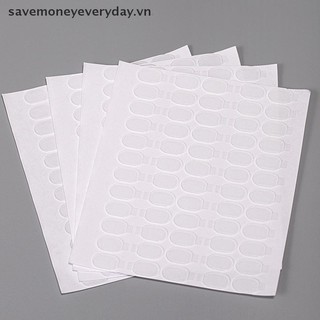 [savemoneyeveryday] 60 Miếng Gel Băng Keo Hai Mặt Không Dấu Vết Hình elip Cho Móng Tay Giả Đế Trưng Bày Miếng Dán Keo Thạch Mềm Siêu Mỏng [vn]