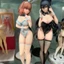 Bunny Girl Black Bunny Kwai White Bunny Sprout Anime Hai Chiều Đẹp Cô Gái Mô Hình Đồ Chơi Để Bàn Khung Xe Orna