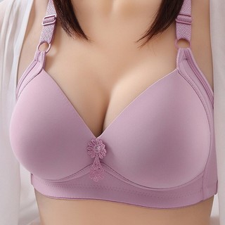 36 / 80-44 / 100 Push Up Liền Mạch Không Dây Plus Size Áo Ngực Quần Lót Nữ