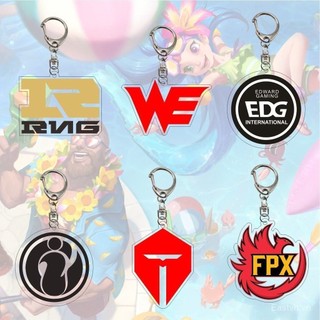 [Mặt Dây chuyền] LOL đội Liên Minh Huyền Thoại BLG T1 EDG RNG FPX IG móc khóa cá tính cặp sách học sinh Mặt dây chuyền trang sức nhỏ hoạt hình RY90