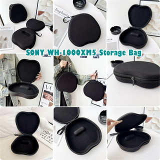 [imamura] Dành Cho Hộp Đựng Tai Nghe SONY WH-1000XM5 Hộp Đựng Tai Nghe EVA Màu Đen Thời Trang Hộp Đựng Tai Nghe Túi Bảo Quản