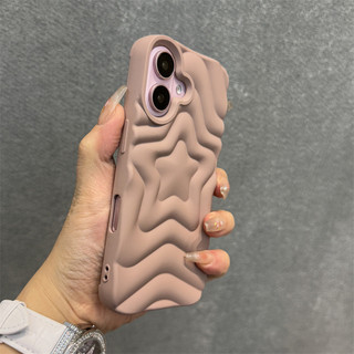 Ốp điện thoại hình ngôi sao năm cánh bằng silicon sang trọng cho iPhone16 Pro Max 15 14 13 Pro Max Bảo vệ Camera chống sốc Ốp lưng mềm chống rơi