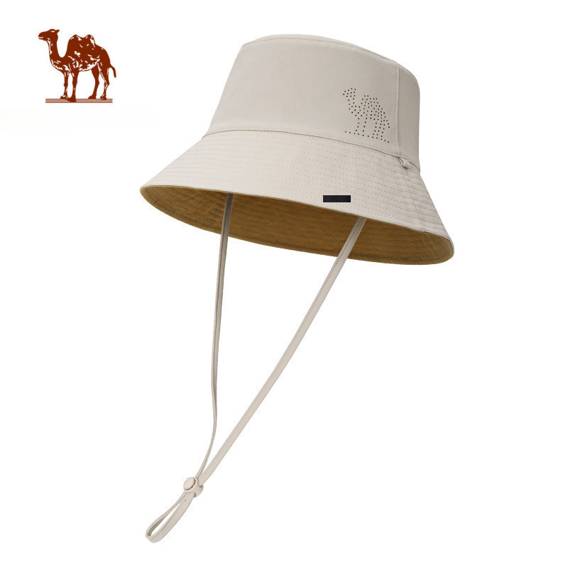 Ảnh Mũ ngư dân CAMEL CROWN dành cho nam và nữ có vành lớn Mũ chống nắng leo núi ngoài trời 1