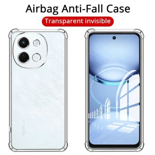 Ốp Điện Thoại Mềm Trong Suốt Silicon Chống Sốc Thời Trang Cho Tecno Spark 30 4G 5G 30C 20 20C Go 1s 1 2024 2023 10 10C Pop 9 Camon 30 30S 20 Premier Pro Plus Ốp Lưng