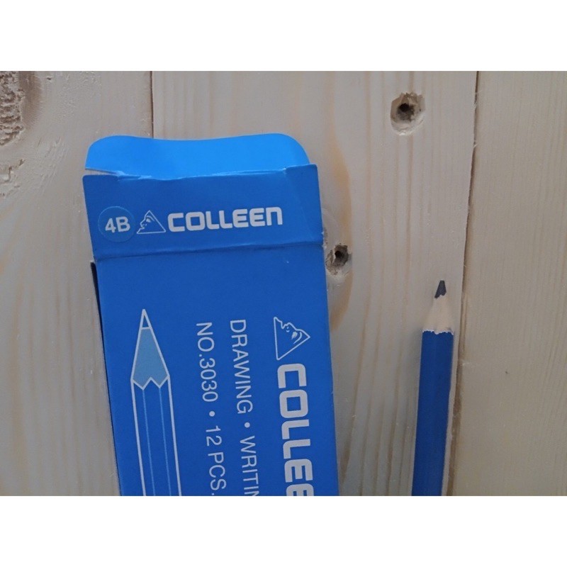 [ BÁN 5 CÂY ] Bút chì gỗ, bút chì chuốt thương hiệu Nhật Bản Colleen 3030.