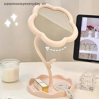 [savemoneyeveryday] Gương trang điểm để bàn Gương trang điểm hình hoa hướng dương Gương trang sức dễ thương có thể xoay được Gương trang điểm độ phân giải cao [vn]