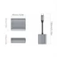 Btsg Đầu Đọc Thẻ USB C USB C Sang SD + MS Khe Cắm Thẻ Nhớ Adapter Tốc Độ Đầu Đọc Thẻ Camera Cho Thiết Bị USB C Hỗ Trợ