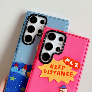 Ốp lưng Phone Case mềm hình vịt phẳng GLITTER cho Samsung Galaxy Samsung S26 25 24 23 22 UItra S25 24 23 Plus Vỏ bảo vệ chống sốc