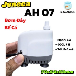 Máy bơm hút đáy JENECA AH-07 bơm chìm hút cặn 360 độ lọc nước hồ cá (6w)