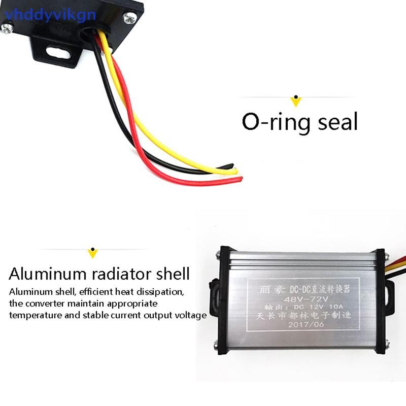 Bộ chuyển đổi điện VHDD 36V 48V 60V 72V 96V sang 12V 10A 20A VN