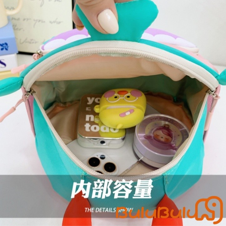 balo cho bé màm non, Khủng long hoạt hình có nơ siêu nhẹ dành cho trẻ mới biết đi Bé trai Bé gái 1-3 tuổi
