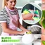 3 / 1 Cái Hai Mặt Làm Sạch Spongs Hộ Gia Đình Cọ Rửa Miếng Lót Nhà Bếp Lau Rửa Chén Xốp Vải Món Ăn Khăn Lau Phụ Kiện