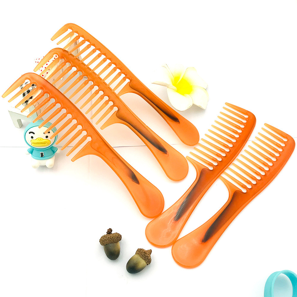 100% off Lược uốn tóc lớn liên tục với răng rộng, lược cơ bò, lược uốn tóc lớn dày chống tĩnh điện bền cho gia đình 9RQD