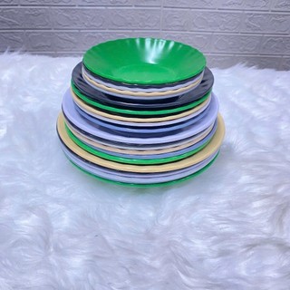 [Giá Xưởng] Đĩa nhựa sâu lòng, đĩa quán nhậu, đĩa nhựa melamine sâu lòng dày dặn loại 1