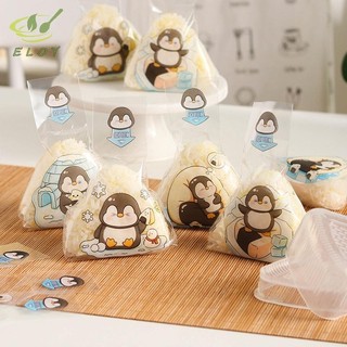 [MAO] 50 / 100 Chiếc Gạo Tam Giác Nhật Bản Túi Đóng Gói Dùng Một Lần Nori Onigiri Túi Sushi Làm Sushi Khuôn Phụ Kiện Bento VN