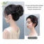 Bun Tóc Tổng Hợp Sống Động Như Thật Lộn Xộn Tóc Giả Hoa Bud Grip Kẹp Co Giãn Nữ Tóc Giả Miếng Lụa Nhiệt Độ Cao VN
