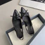 Giày Sandal Nữ Cao 7cm Nơ Nhỏ Xinh Xắn CG-0722 - Màu Đen/Trắng/Đỏ Đô, Size 36-39 - Shoes
