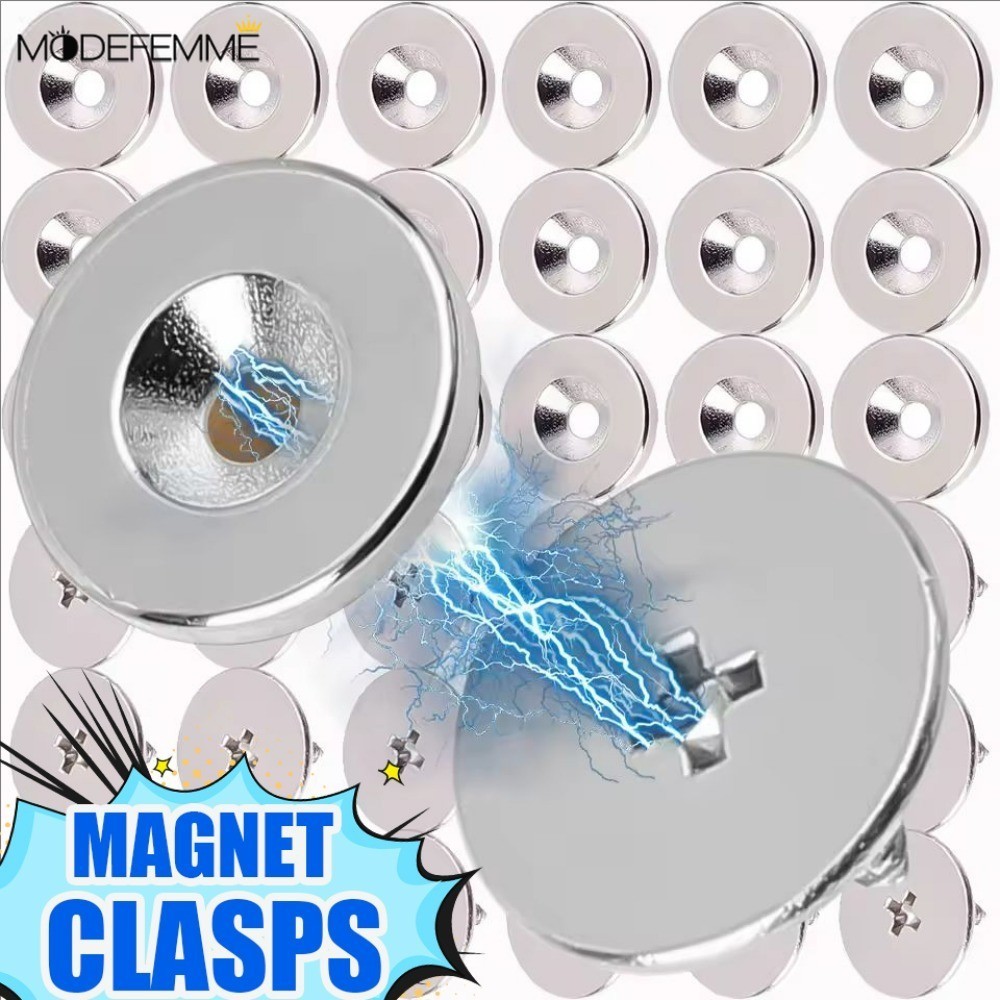 [Trang chủ] Tủ nam châm hạng nặng Catch - Nam châm phủ niken dày 0,26cm có vít gắn, đóng cửa chống gỉ để lắp đặt nội thất gia đình