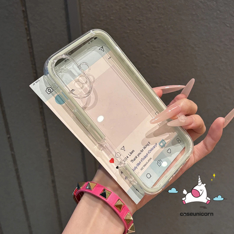 Ốp lưng mềm chống sốc 2 trong 1 hợp thời trang có thể hiển thị CAM sang trọng Tương thích cho IPhone 16 17 12 15 13 11 14 Pro Max 17 Air 17 14 16 15 Plus 16 12 14 15 13 Pro Macaron - ảnh 6