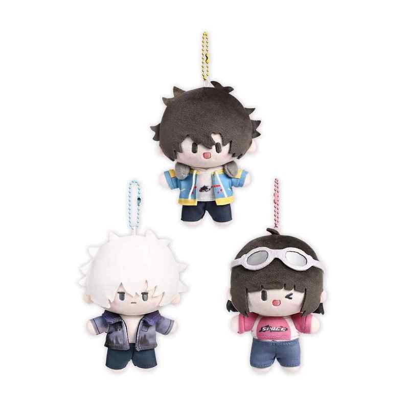 Link Click Móc khóa búp bê sang trọng – Hình đồ chơi nhồi bông Charles, Lucas, Jo 12CM