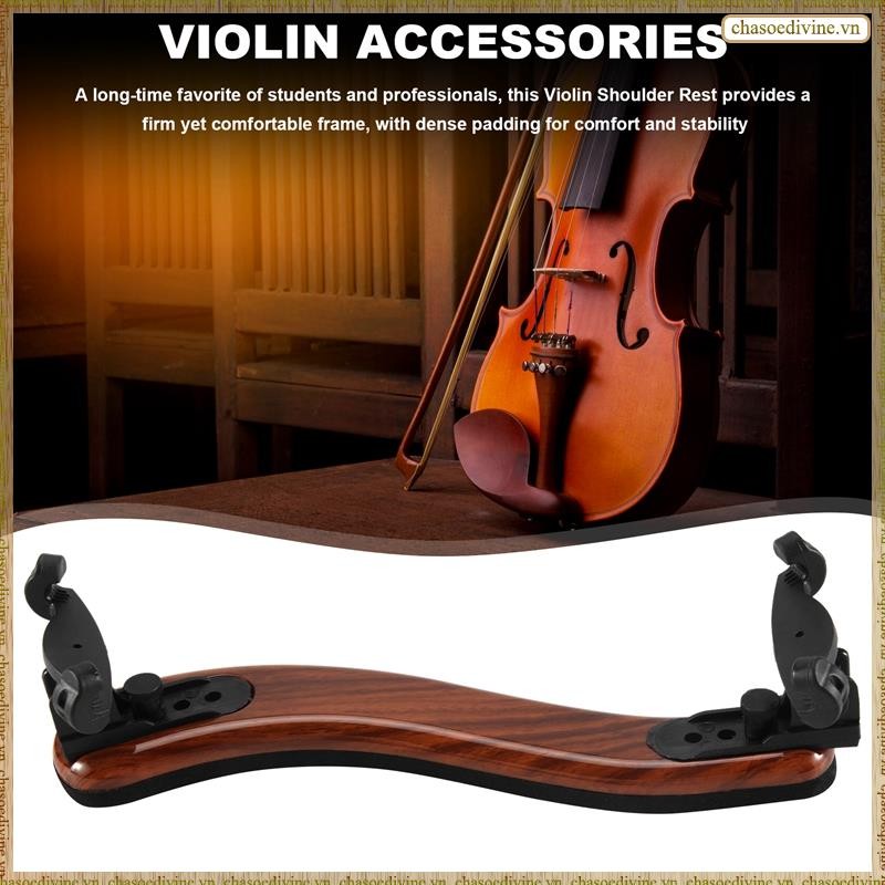 [K O G X] Hỗ trợ vai đàn Violin chuyên nghiệp 3 / 4 4 / 4 Phụ kiện vai đàn Violin bằng gỗ phong có thể điều chỉnh