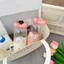 Hộp đựng bàn chải đánh răng DELMER, Cốc nước súc miệng hoạt hình di động, Cốc rửa nhỏ gọn bằng nhựa dễ thương cho trẻ em