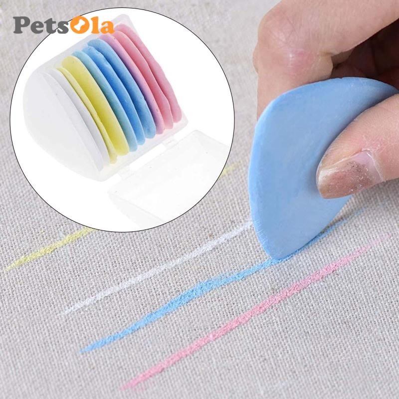 10x Thợ may Phấn đầy màu sắc để đánh dấu Quilting