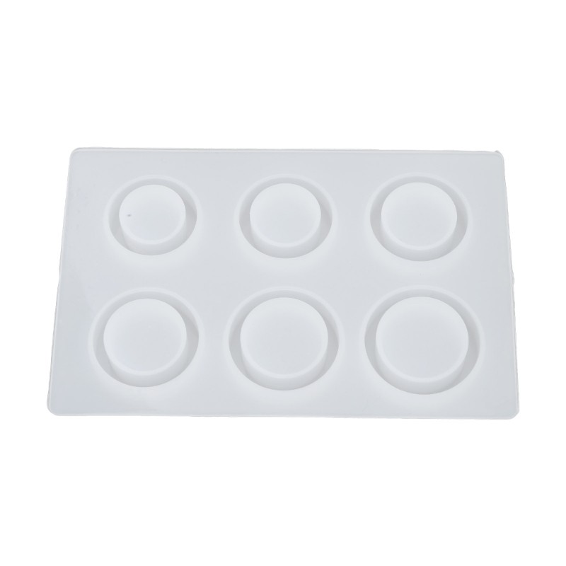 Flgo DIY Nhựa Epoxy Nhẫn Đúc Khuôn Đúc Nhẫn Khuôn Quà Tặng Cho Người Yêu DIY