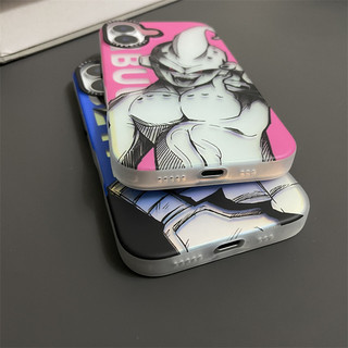 Ốp điện thoại cứng IMd thời trang cho iPhone 16 15 14 13 11 12 Pro Max Laser Goku Vegeta Frieza Phim hoạt hình