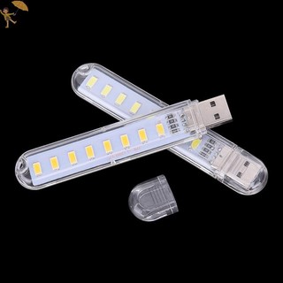 [GOU] LED Di Động 5V 8 LED USB Lighg Máy Tính Điện Di Động Đèn Ngủ VN