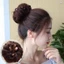 Phần mở rộng Chignon tổng hợp xoăn không làm tổn thương tóc giả tự nhiên
