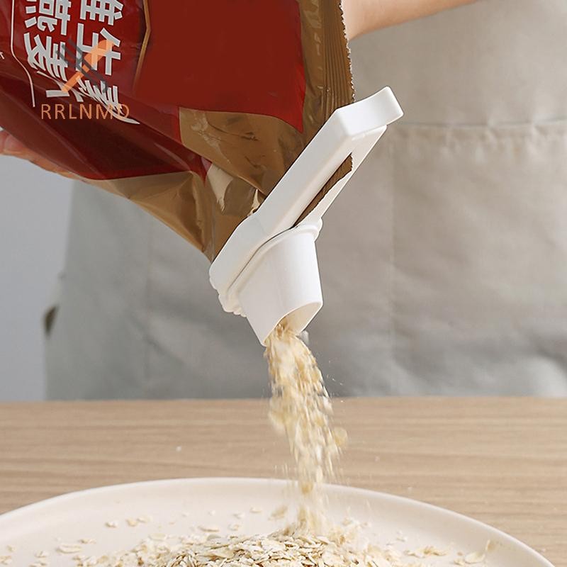 Rrlnmd 2 Chiếc Túi Đựng Thực Phẩm Kẹp Có Nắp Niêm Phong Kẹp Sữa Bột Ăn Nhẹ Kẹp Thực Phẩm Nhà Bếp Chống Ẩm Chip Túi Sữa Kẹp MỚI