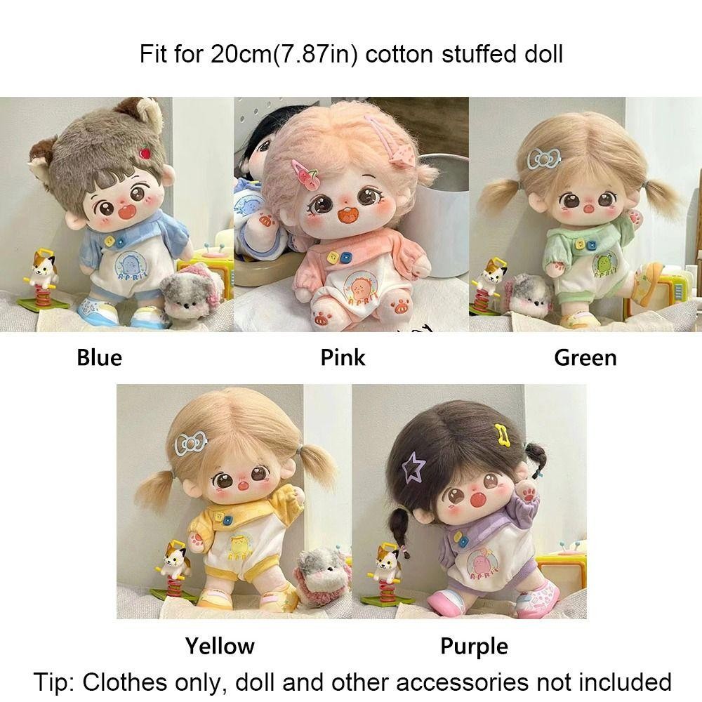 Quần áo & phụ kiện búp bê PICESTADIO 20cm nhiều màu: áo liền quần, đồ ngủ mini, cosplay, thay đổi trang phục
