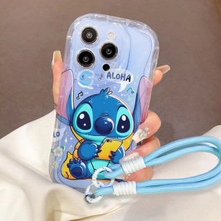 Stitch Sweets Phim Hoạt Hình Dành Cho Samsung A35 A55 A50 A30S A50S A23 A15 A25 A22 A33 A53 A20 A30 A12 A31 A51 A21S A05 A05S Cô Gái Dây Buộc Vỏ Điện Thoại