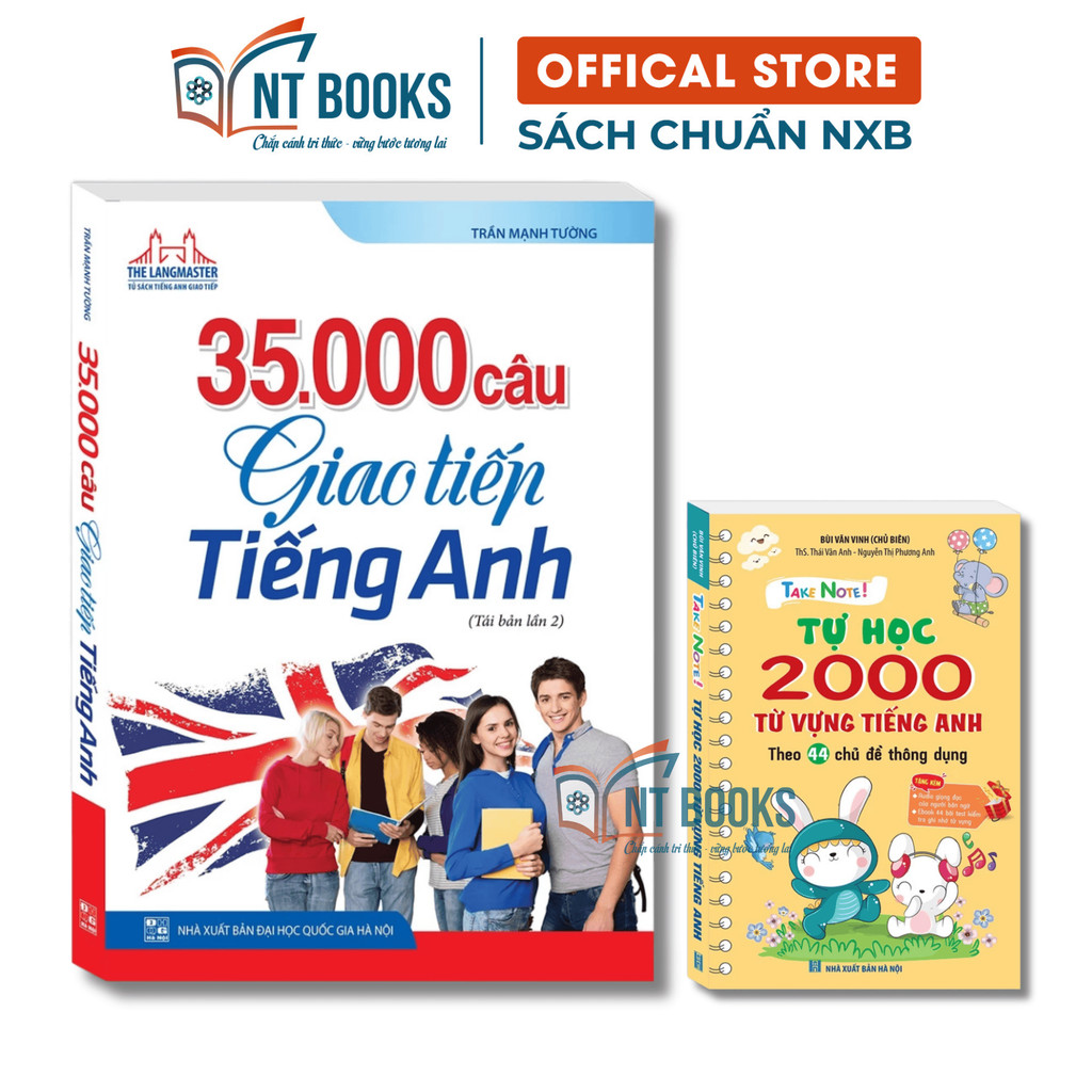 Sách - Combo 35000 Câu Giao Tiếp Tiếng Anh(Bìa Mềm) + TAKE NOTE ! Tự ...