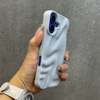 Ốp Điện Thoại Silicon Sóng Nước Sang Trọng Cho iPhone16 Pro Max 15 14 13 12 11 Pro Max Vỏ Chống Sốc Bảo Vệ Camera Ốp Lưng Mềm Chống Rơi