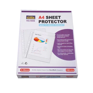 Bìa lá lổ A4 Suremark Singapore dầy đẹp SQ-5006. -