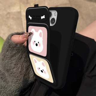 Ốp lưng lật họa tiết chó Tây Cao nguyên dễ thương cho iPhone 11 12pro 13pro max 15pro 15promax 14 14promax 14 pro 16 pro max 16 Vỏ nhiều màu