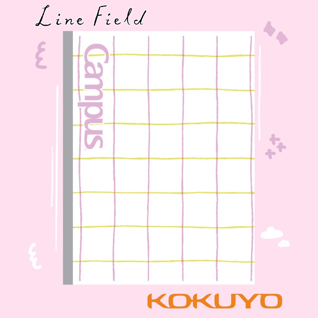 [ 2 CUỐN ] Tập Kẻ 4 Ly Ngang CAMPUS LINE FIELD 200 Trang Khổ B5 ( NGẪU NHIÊN )