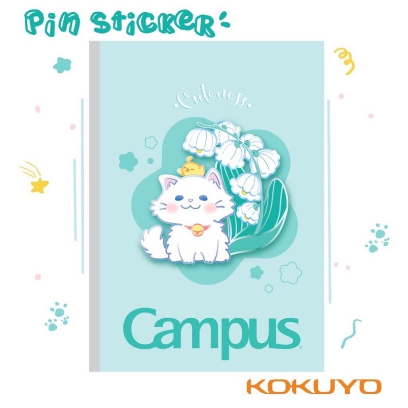 Tập vở sinh viên Campus KN 120 trang PIN STICKER. - Văn phòng phẩm BIBI