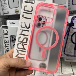 Ốp điện thoại mờ trong suốt từ tính tương thích cho iPhone 16 Pro MAX 15 14 13 12 11 Pro MAX 14 / 15 / 16 Plus 12 / 13mini XR XS MAX Có hộp đóng gói vỏ cứng chống rơi