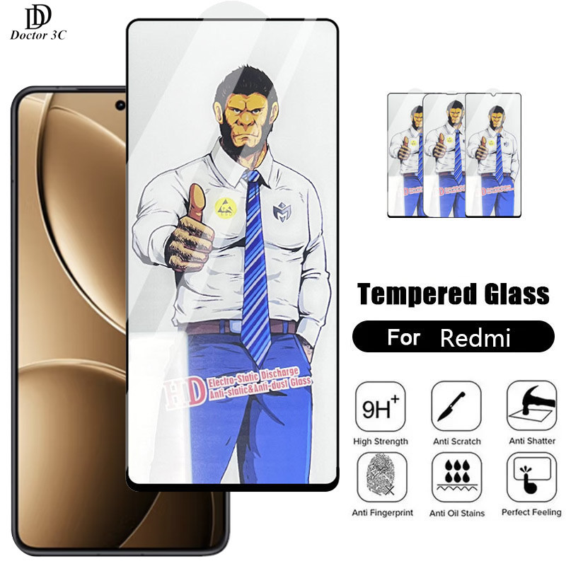 Blueo Ar Khỉ đột Kính cường lực chính hãng full viền cao cấp trong cho Redmi K90 Pro Max K80 K70 K70E K60 K60E K50 K50i K50 K40 Gaming K40s K30 Ultra K30s Pro+ Plus 5G 4G 2025