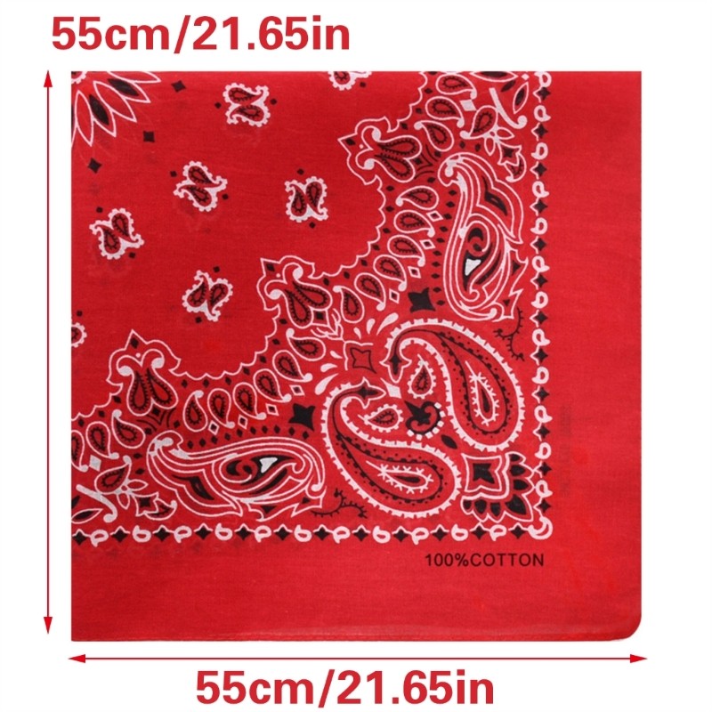YOI Bandanas Họa Tiết Khăn Vuông Nhẹ Khăn Trùm Đầu Nhanh Khô Khăn Tay Dành Cho Người Hâm Mộ Ngoài Trời Và Trendsette