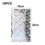 ICUCKO 18 Cái / bộ Miếng Dán Laser, Màu Sắc Phản Quang Chống Thấm Nước Mồi Câu Cá, 20x10cm DIY Ba Chiều Da Cá Dán Flasher / Lure