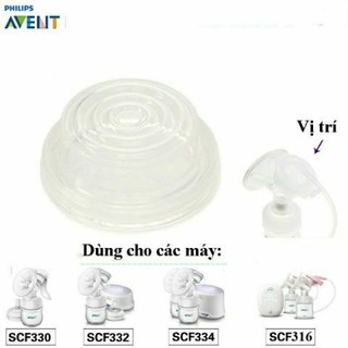 Phụ kiện màng hút silicon Avent - thay thế cho máy hút sữa điện (mã 330,332,334, hoa tuyết)