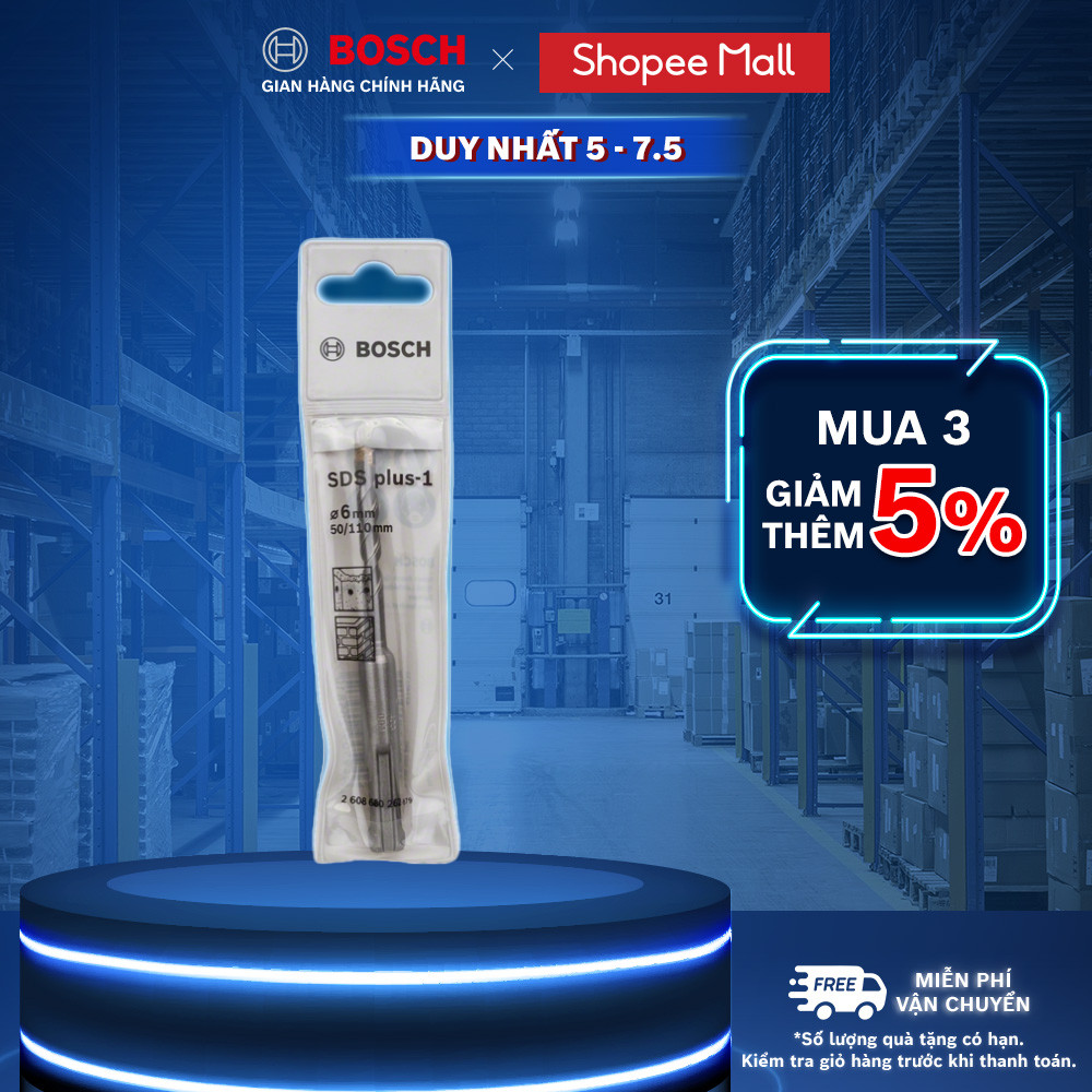 Ảnh Mũi khoan bê tông Bosch SDS Plus-1 chuôi gài 1