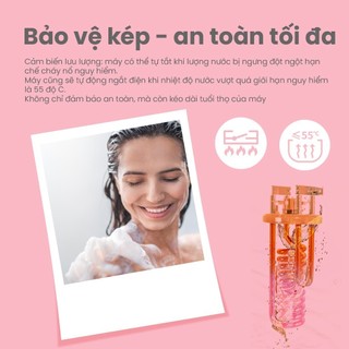 [Lắp đặt 0Đ- HN-HCM] Máy tắm nước nóng trực tiếp COMFEE CWH-45MVNVN(W)-CB- chống rò điện| BH 2 năm